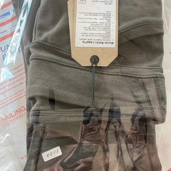 Prana Monte Baldo Olive Knit Leggings - Picture 8 of 9